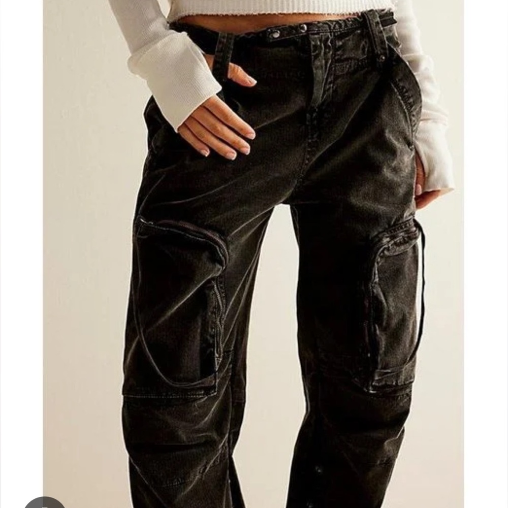 Free People Can’t Compare Slouch Pants - Picture 2 of 6